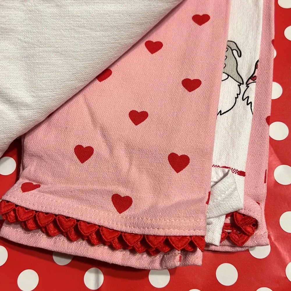 New Target Valentine’s Day Gnome Kitchen Towels, Heart Apron, Mini Signs